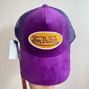 Von Dutch Purple and Yellow Cap